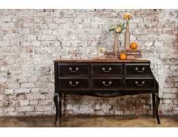 Консоль 6 ящиков ST9158N (черный сапфир)