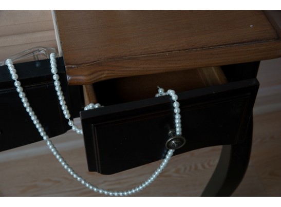 Макияжный столик с зеркалом ST9109N (черный сапфир)