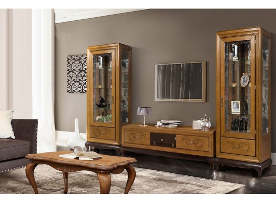 Стол журнальный с декором Соната ММ-284-09