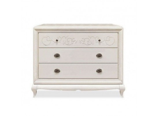 Комод Соната с 3 ящиками и декором ММ-283-04