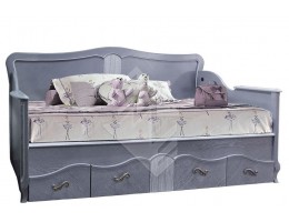 Кровать Лаура без каркаса односпальная из натурального дерева ММ-267-20