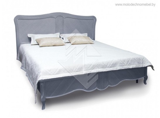 Кровать Лаура без каркаса на низком изножье из массива дуба ММ-267-02/12Б