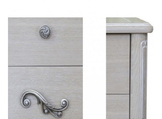 Тумба прикроватная Лаура с двумя ящиками ММ-267-03