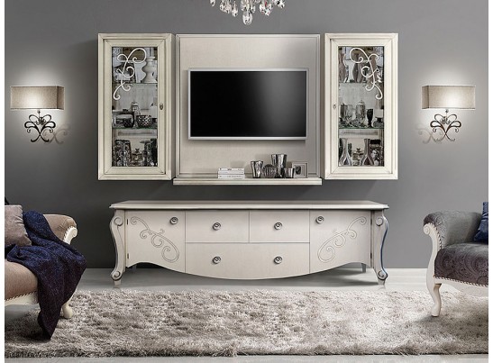 ТВ тумба высокая Луиза ММ-257-05/01