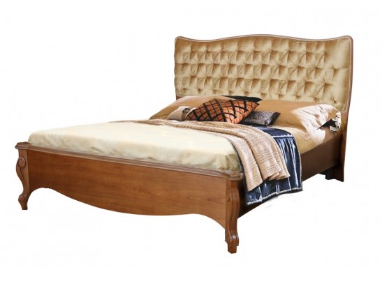 Кровать Луиза без каркаса и с низким изножьем 140х200 ММ-227-02/14Б-1