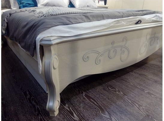 Кровать Луиза без каркаса с декором 140х200 ММ-227-02/14Б-1