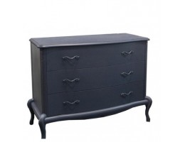 Комод Мокко из натурального дерева с тремя ящиками ММ-316-04