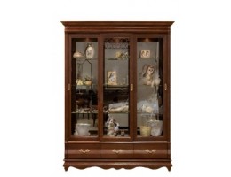 Шкаф с витриной Оскар трехдверный ММ-210-03 