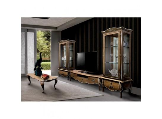 Витрина узкая Трио ММ-279-01