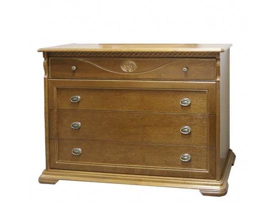 Комод Лика с четырьмя выдвижными ящиками в двух цветах ММ-137-04
