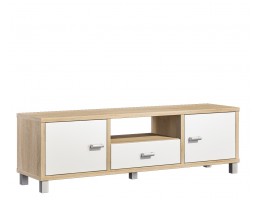 Тумба Домино ВК-04-04, белый/дуб сонома