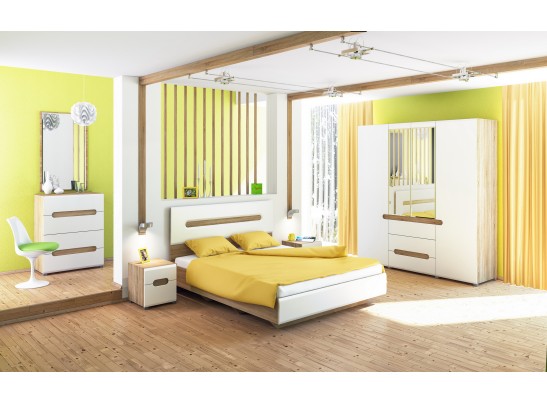 Двуспальная кровать Леонардо МН-026-10, белый