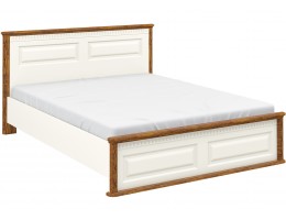 Кровать в спальню Марсель МН-126-01, крем+дуб кантри