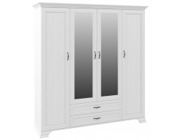 Шкаф четырехстворчатый Юнона  МН-132-04, белый