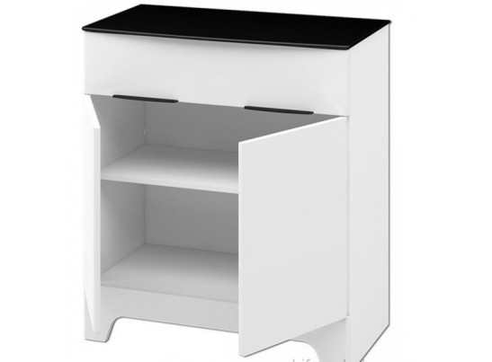 Стенка в гостиную Верона МН-128, белый глянец