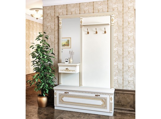 Тумба для обуви Версаль МН-030-01, крем