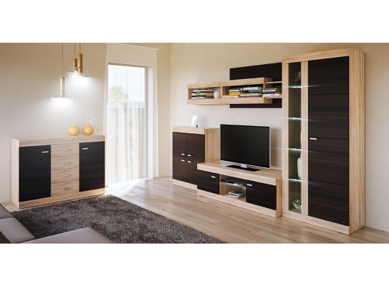 Полка Веста МН-130-07, дуб сонома/дуб ниагара