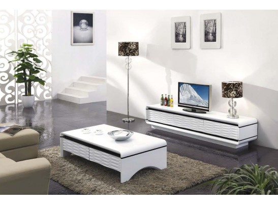 Тумба под ТВ 3D-Modo D2034 (Bright White) 2000*450*450