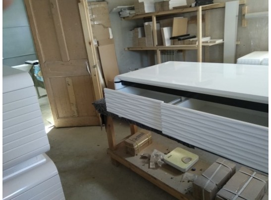 Тумба под ТВ 3D-Modo D2034 (Bright White) 2000*450*450