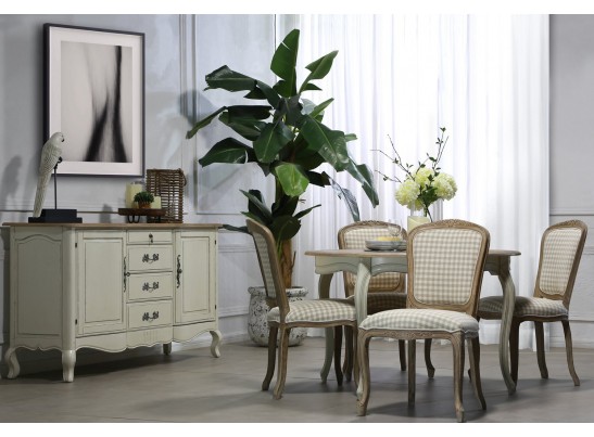 Комод с ящиками DF803 H03+S2-1, топ шато/белый