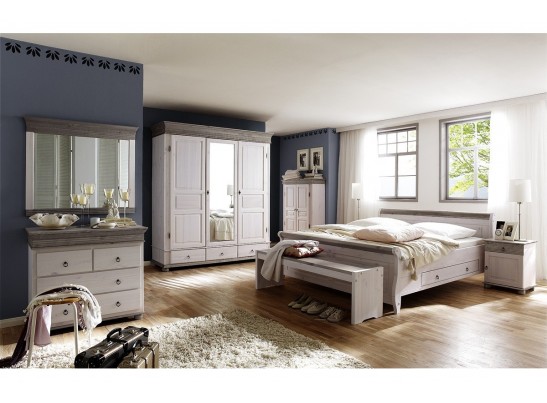 Кровать двуспальная Мальта - 140х200 (массив)