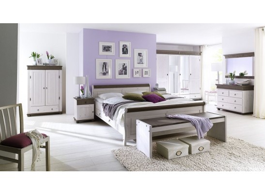 Кровать двуспальная Мальта - 140х200 (массив)