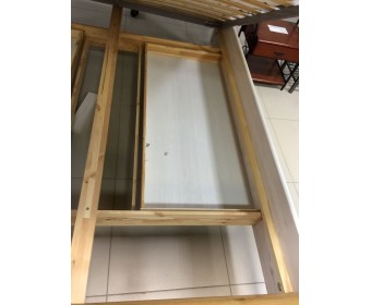 Кровать двуспальная Мальта с ящиком - 160х200 (массив) 