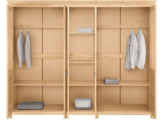 Шкаф для одежды "Рауна" 50 (бейц/масло)