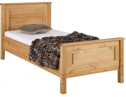 Кровать "Рауна" 090x200 (бейц/масло)