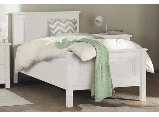 Кровать "Рауна" 090x200 (белый воск УКВ)