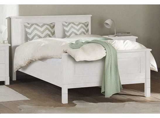 Кровать "Рауна" 140x200 (белый воск УКВ)