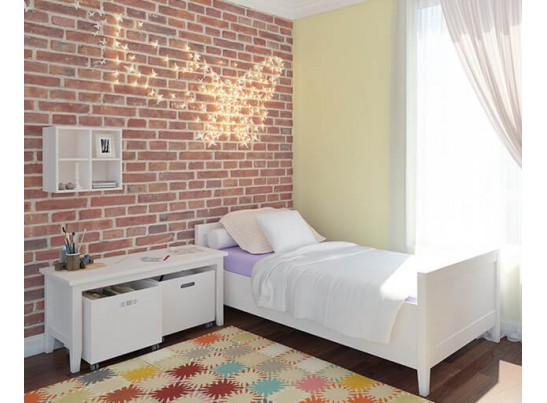 Кровать детская Сиело 77322, белый воск УКВ