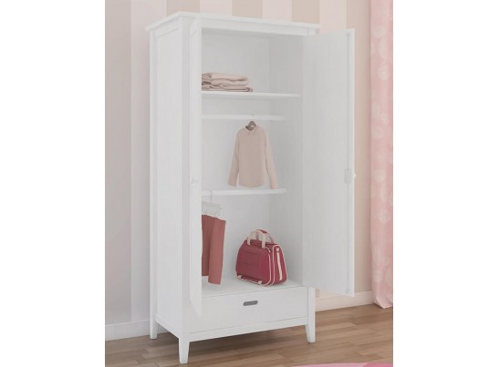 Шкаф двухдверный Сиело 77318, белый воск УКВ