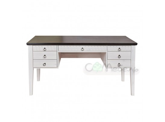 Стол письменный Хельсинки 07 2-х тумбовый (массив)