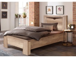 Кровать двуспальная Гарда, дуб