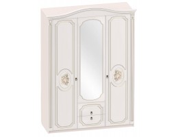 Шкаф трехдверный Верона, капучино/кофе