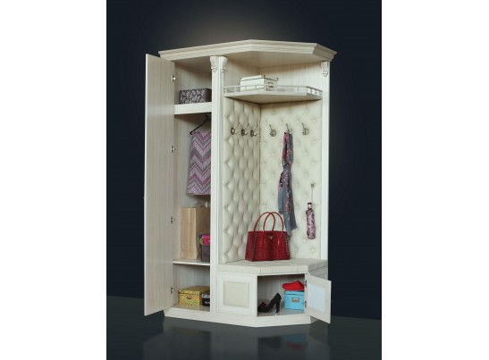 Прихожая угловая Благо артикул Б 5.9-3 (карамель)