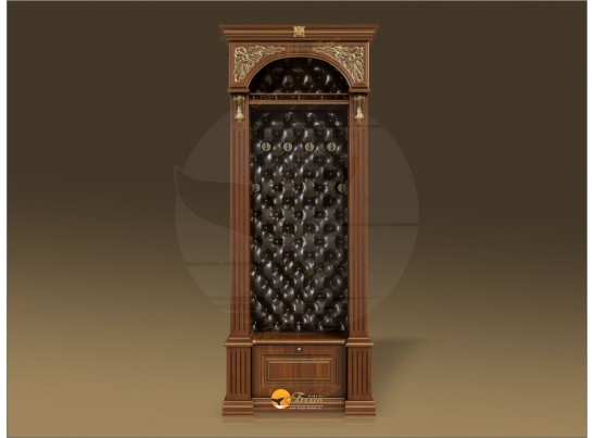 Прихожая Б11.5-1 (каретная стяжка) Орех/патина золото в Каменске-Уральском