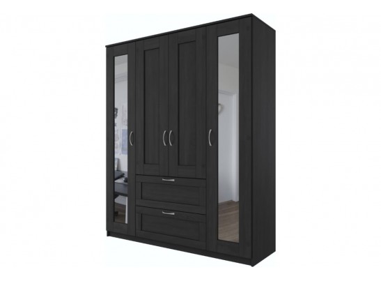 Шкаф 4 двери и 2 ящика с зеркалами СИРИУС 4 2.02.01.092.1 в Каменске-Уральском