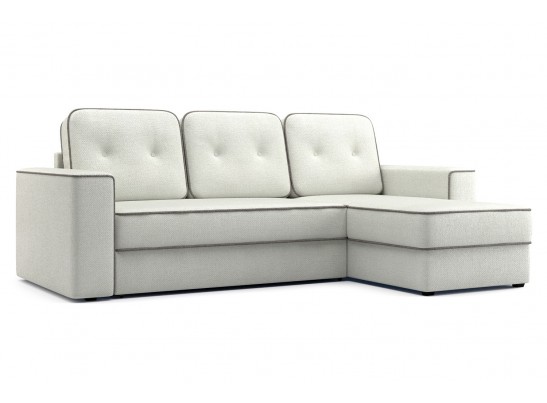 Угловой диван-кровать Астон, Светло-серый