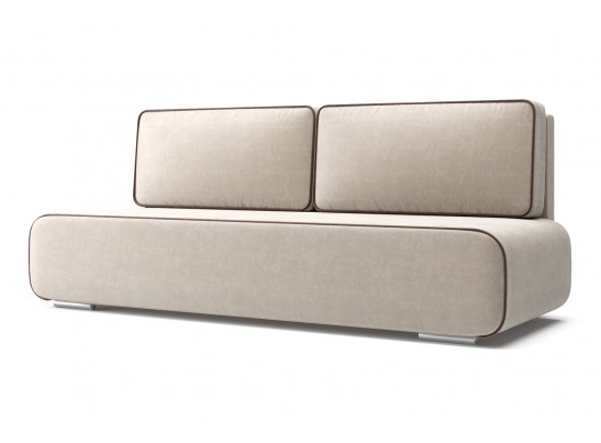 Диван прямой Уно, Светло-серый