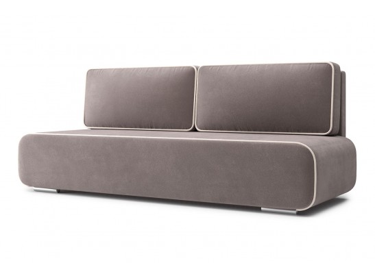 Диван прямой Уно, Светло-серый