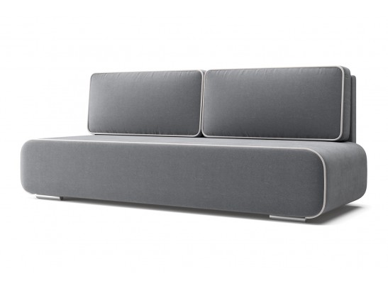 Диван прямой Уно, Светло-серый