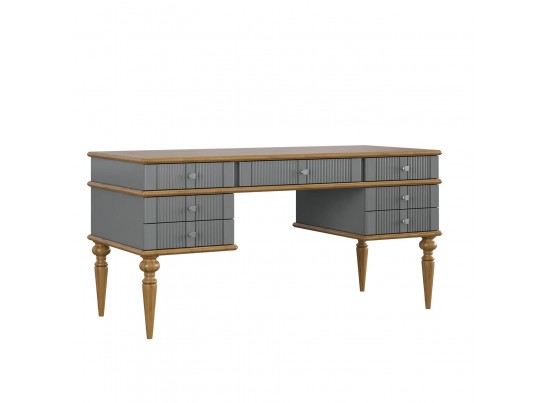 Стол письменный "Рандеву" 007 (белый, серый) в Каменске-Уральском