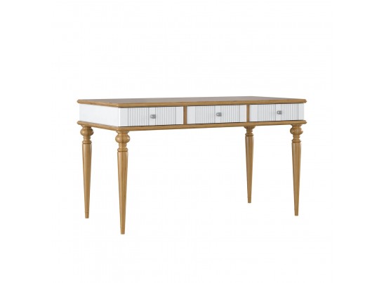 Стол письменный "Рандеву" 003 (белый, серый) в Каменске-Уральском