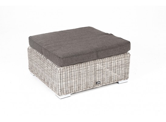 "Лунго" плетеная оттоманка с подушкой, цвет бежевый в Каменске-Уральском