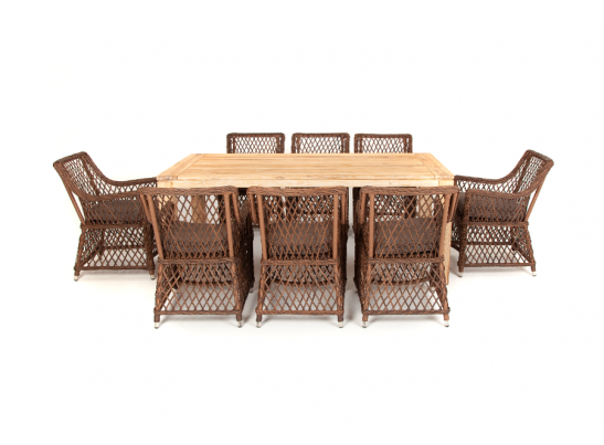 "Витория" обеденная группа плетеная, цвет коричневый в Каменске-Уральском