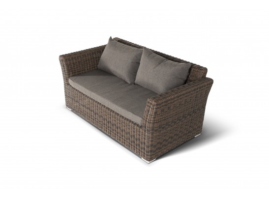 "Капучино Дабл" лаунж-зона из искусственного ротанга, цвет коричневый в Каменске-Уральском