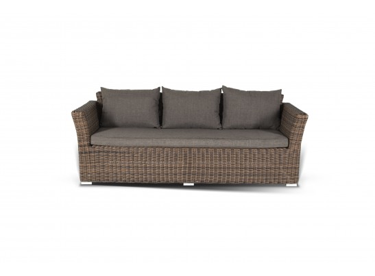 "Капучино Дабл" лаунж-зона из искусственного ротанга, цвет коричневый в Каменске-Уральском