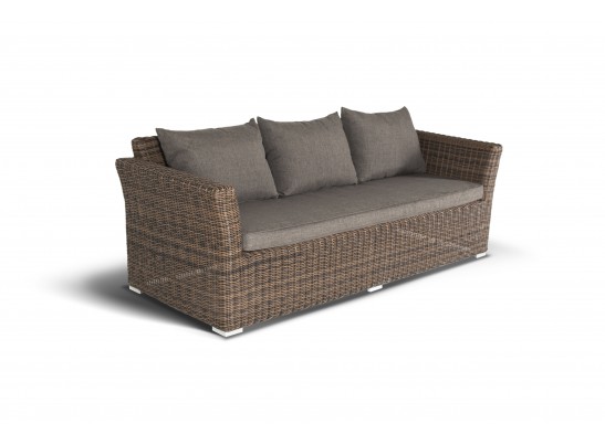 "Капучино Дабл" лаунж-зона из искусственного ротанга, цвет коричневый в Каменске-Уральском